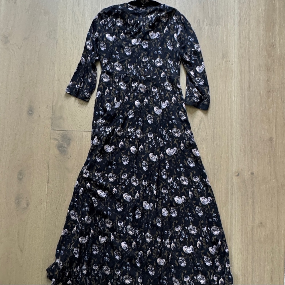 Zara Woman Dandelion Print Button Front Dress - Picture 7 of 7